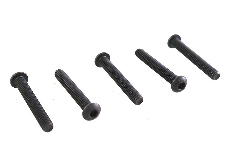 Colony Allen Button Head Screws Black 1/4-20 x 1-3/4 inch, Pack of 5