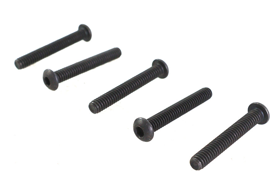 Colony Allen Button Head Screws Black 1/4-20 x 1-3/4 inch, Pack of 5