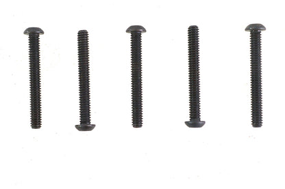 Colony Allen Button Head Screws Black 1/4-20 x 2 Inch - Pack of 5