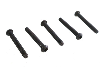 Colony Allen Button Head Screws Black 1/4-20 x 2 Inch - Pack of 5