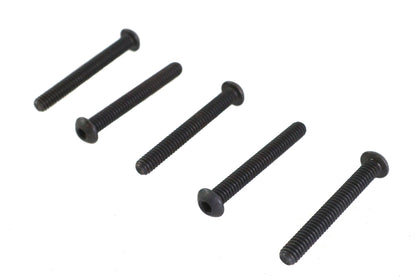 Colony Allen Button Head Screws Black 1/4-20 x 2 Inch - Pack of 5