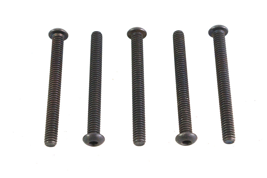 Colony Allen Button Head Screws Black 1/4-20 x 2-1/2 inch - Pack of 5