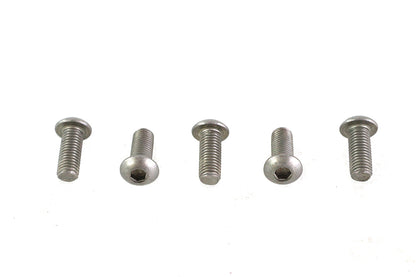 Colony Allen Button Head Screws Stainless Steel 1/4 inch-28 x 5/8 inch (Pack of 5)