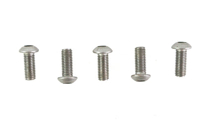 Colony Allen Button Head Screws Stainless Steel 1/4 inch-28 x 5/8 inch (Pack of 5)