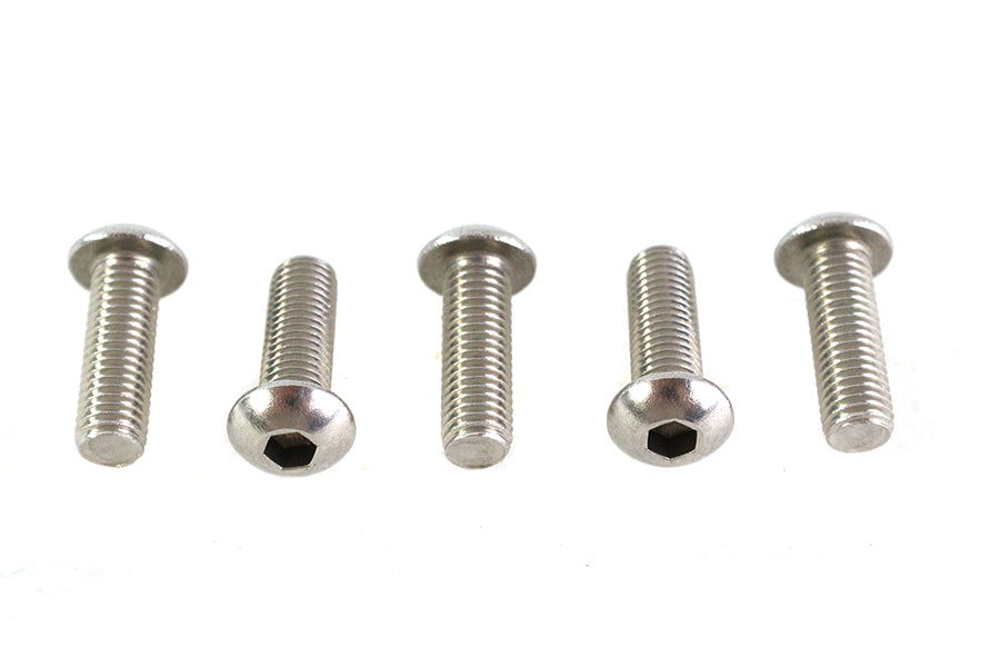 Colony Allen Button Head Screws Stainless Steel 1/4-28 x 3/4 inch – Pack of 5