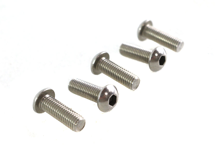 Colony Allen Button Head Screws Stainless Steel 1/4-28 x 3/4 inch – Pack of 5
