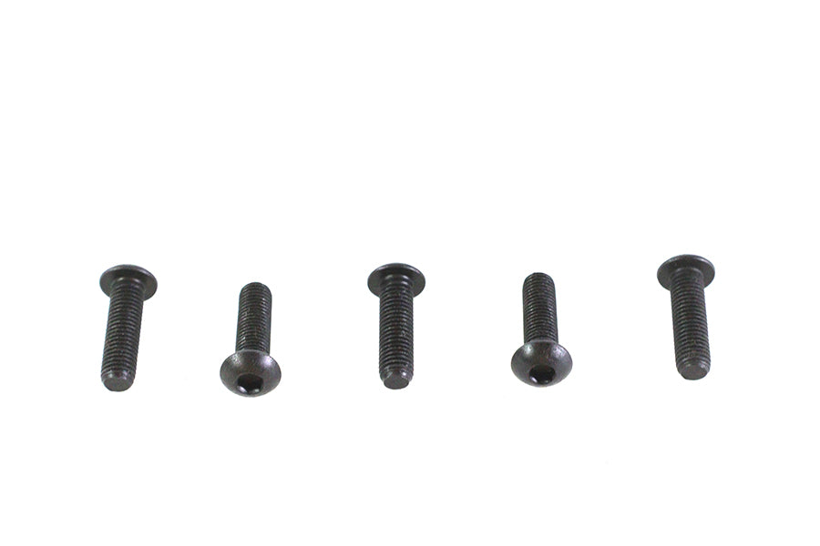 Colony Allen Button Head Screws Black 1/4-28 x 7/8 inch (Pack of 5)