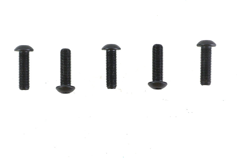 Colony Allen Button Head Screws Black 1/4-28 x 7/8 inch (Pack of 5)