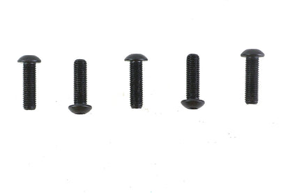 Colony Allen Button Head Screws Black 1/4-28 x 7/8 inch (Pack of 5)