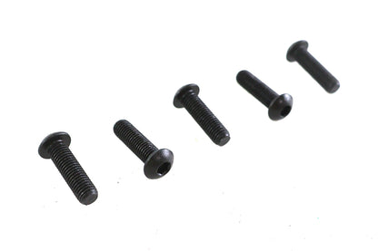 Colony Allen Button Head Screws Black 1/4-28 x 7/8 inch (Pack of 5)