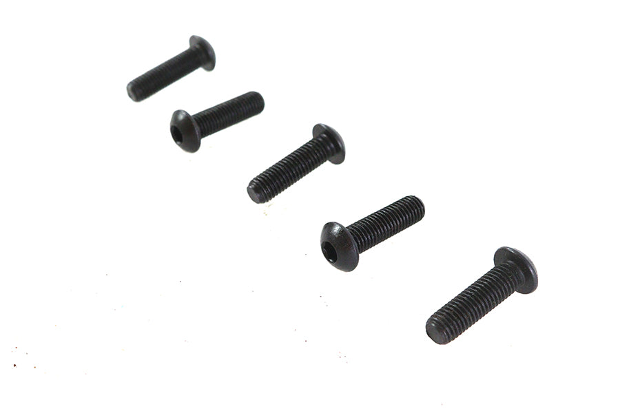 Colony Allen Button Head Screws Black 1/4-28 x 7/8 inch (Pack of 5)
