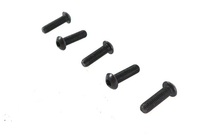 Colony Allen Button Head Screws Black 1/4-28 x 7/8 inch (Pack of 5)