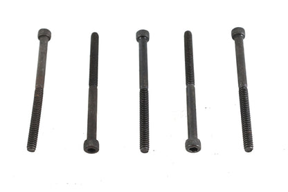 V-Twin 6-32 x 2 Inch Black Allen Socket Cap Screw - Pack of 5