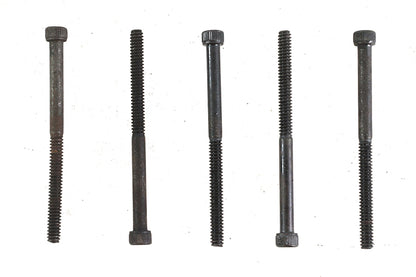 V-Twin 6-32 x 2 Inch Black Allen Socket Cap Screw - Pack of 5