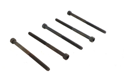 V-Twin 6-32 x 2 Inch Black Allen Socket Cap Screw - Pack of 5