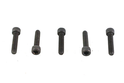 V-Twin 10-24 x 7/8 inch Allen Socket Cap Screw Black (Pack of 5)
