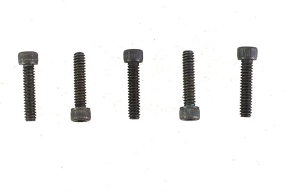 V-Twin 10-24 x 7/8 inch Allen Socket Cap Screw Black (Pack of 5)