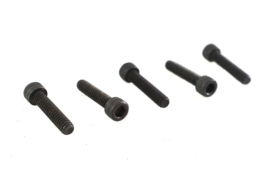 V-Twin 10-24 x 7/8 inch Allen Socket Cap Screw Black (Pack of 5)