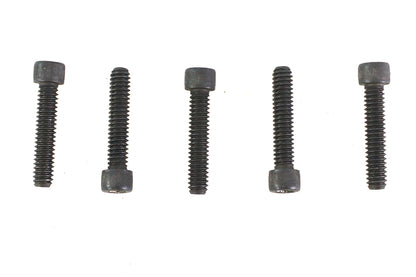 V-Twin 1/4 inch-20 x 1-1/4 inch Allen Socket Cap Screw Black (Pack of 5)
