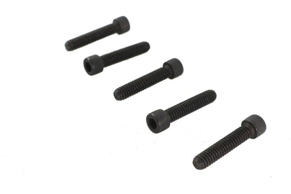 V-Twin 1/4 inch-20 x 1-1/4 inch Allen Socket Cap Screw Black (Pack of 5)