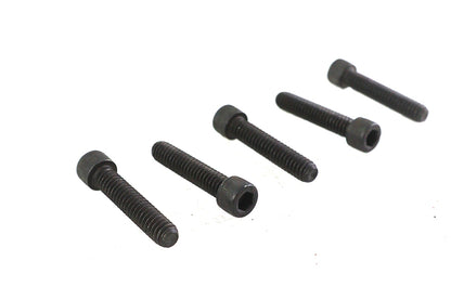 V-Twin 1/4 inch-20 x 1-1/4 inch Allen Socket Cap Screw Black (Pack of 5)