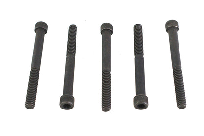 V-Twin 1/4 inch-20 x 2-1/2 inch Allen Socket Cap Screw Black (Pack of 5)