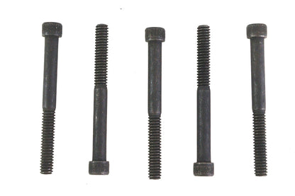 V-Twin 1/4 inch-20 x 2-1/2 inch Allen Socket Cap Screw Black (Pack of 5)