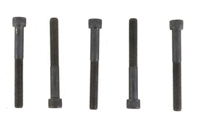 V-Twin 1/4 Inch-28 x 2-1/4 Inch Allen Socket Cap Screw Black (Pack of 5)