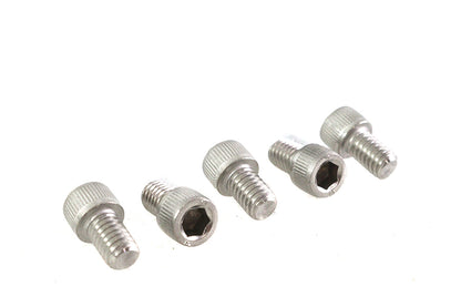 V-Twin 5/16 inch-18 x 1/2 inch Allen Socket Cap Screw Black (Pack of 5)