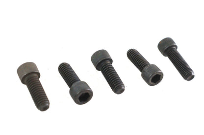 V-Twin 5/16 Inch-18 x 7/8 Inch Allen Socket Cap Screw Black - Pack of 5