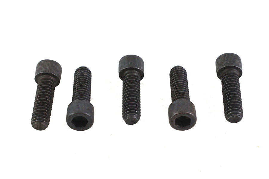 V-Twin 5/16 inch-18 x 1 inch Allen Socket Cap Screw Black (Pack of 5)