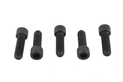 V-Twin 5/16 inch-18 x 1 inch Allen Socket Cap Screw Black (Pack of 5)