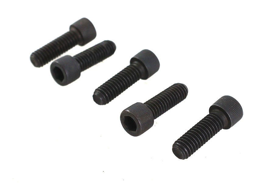 V-Twin 5/16 inch-18 x 1 inch Allen Socket Cap Screw Black (Pack of 5)