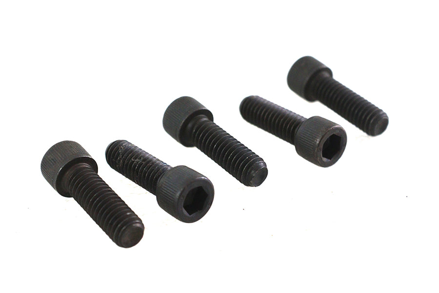 V-Twin 5/16 inch-18 x 1 inch Allen Socket Cap Screw Black (Pack of 5)