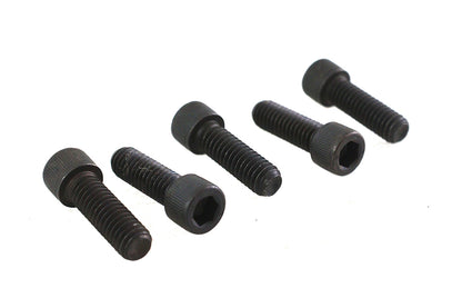 V-Twin 5/16 inch-18 x 1 inch Allen Socket Cap Screw Black (Pack of 5)