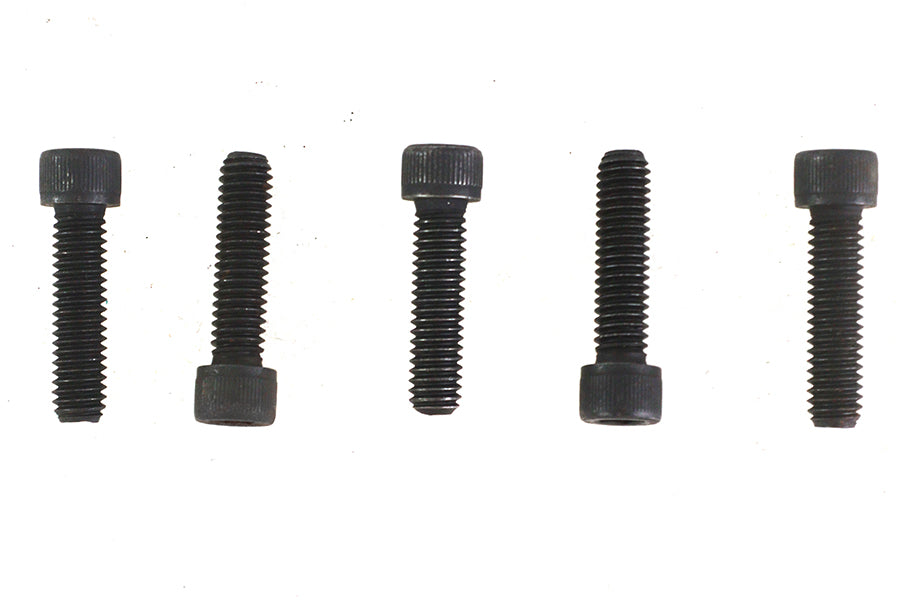 V-Twin 5/16 inch-18 x 1-1/4 inch Allen Socket Cap Screw Black (Pack of 5)