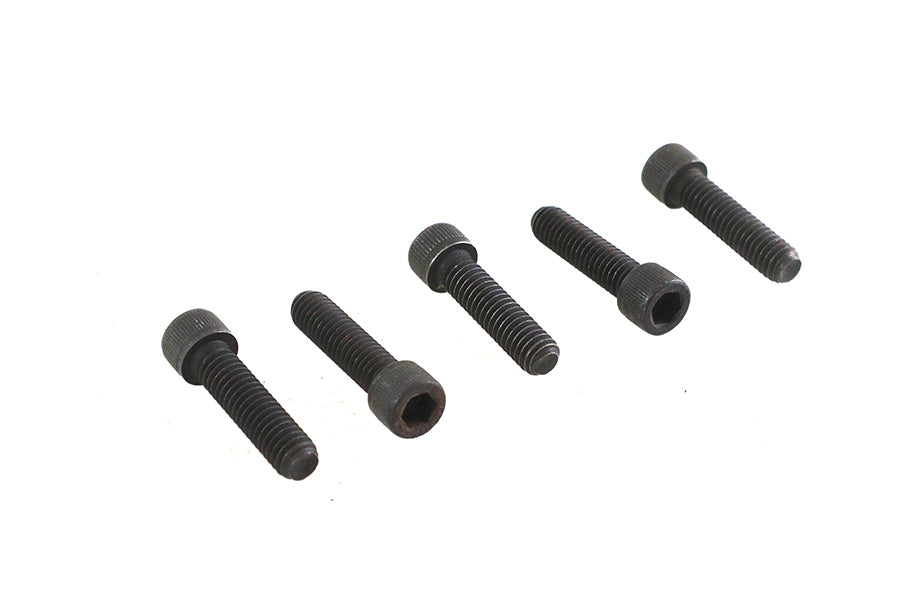 V-Twin 5/16 inch-18 x 1-1/4 inch Allen Socket Cap Screw Black (Pack of 5)