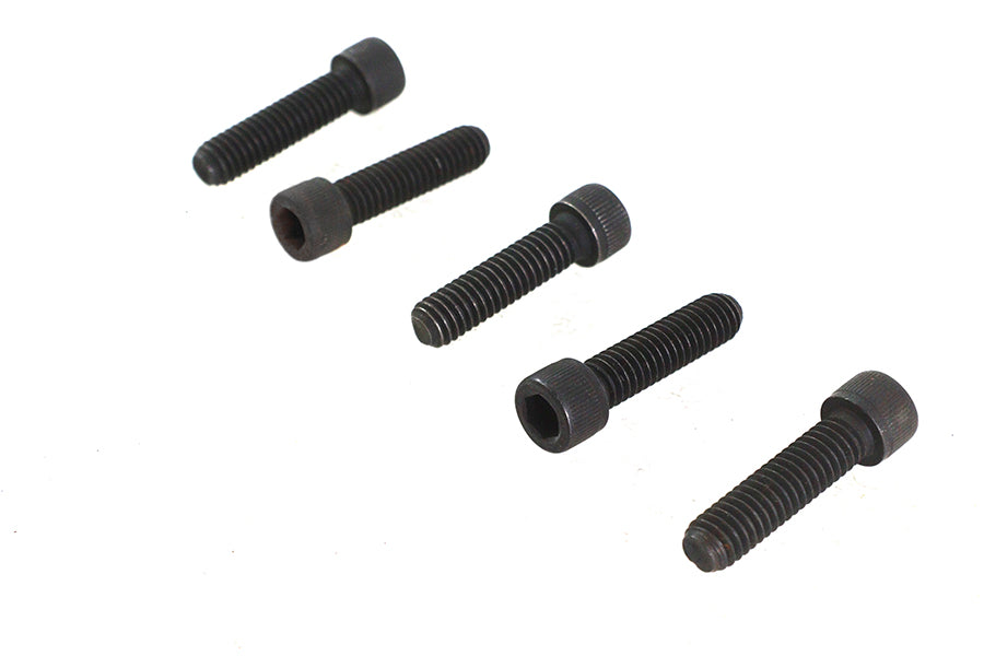 V-Twin 5/16 inch-18 x 1-1/4 inch Allen Socket Cap Screw Black (Pack of 5)
