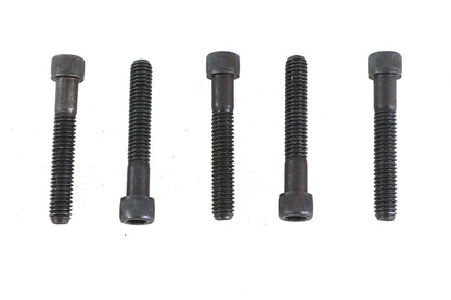 V-Twin 5/16 inch-18 x 2 inch Allen Socket Cap Screw Black (Pack of 5)