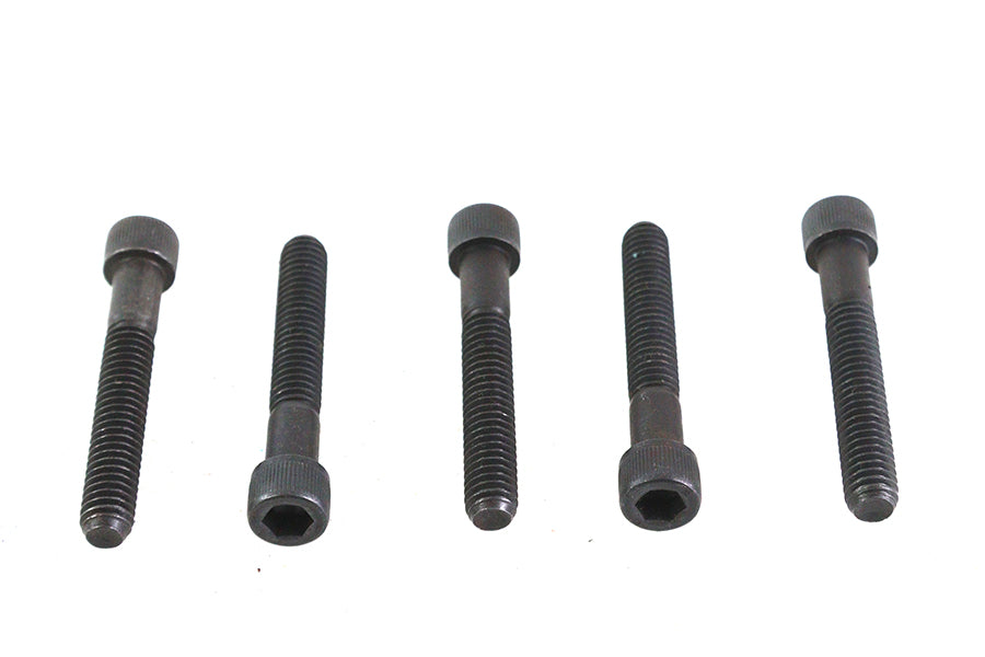 V-Twin 5/16 inch-18 x 2 inch Allen Socket Cap Screw Black (Pack of 5)