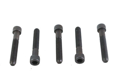 V-Twin 5/16 inch-18 x 2 inch Allen Socket Cap Screw Black (Pack of 5)