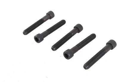 V-Twin 5/16 inch-18 x 2 inch Allen Socket Cap Screw Black (Pack of 5)