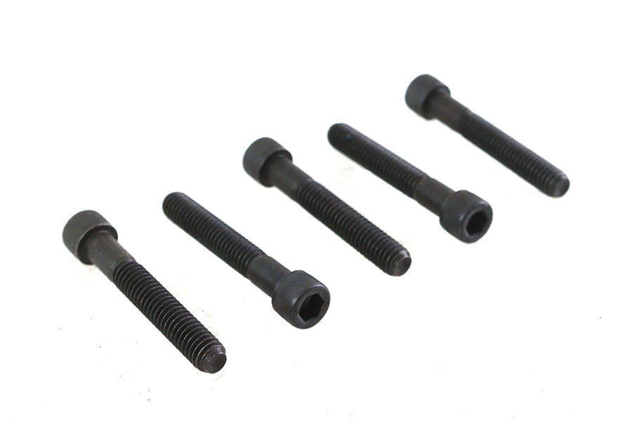 V-Twin 5/16 inch-18 x 2 inch Allen Socket Cap Screw Black (Pack of 5)