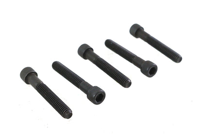 V-Twin 5/16 inch-18 x 2 inch Allen Socket Cap Screw Black (Pack of 5)