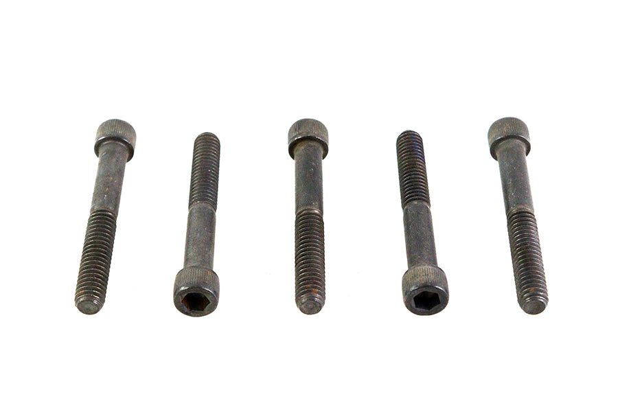 V-Twin 5/16-18 x 2-1/2 inch Allen Socket Cap Screw Black (Pack of 5)