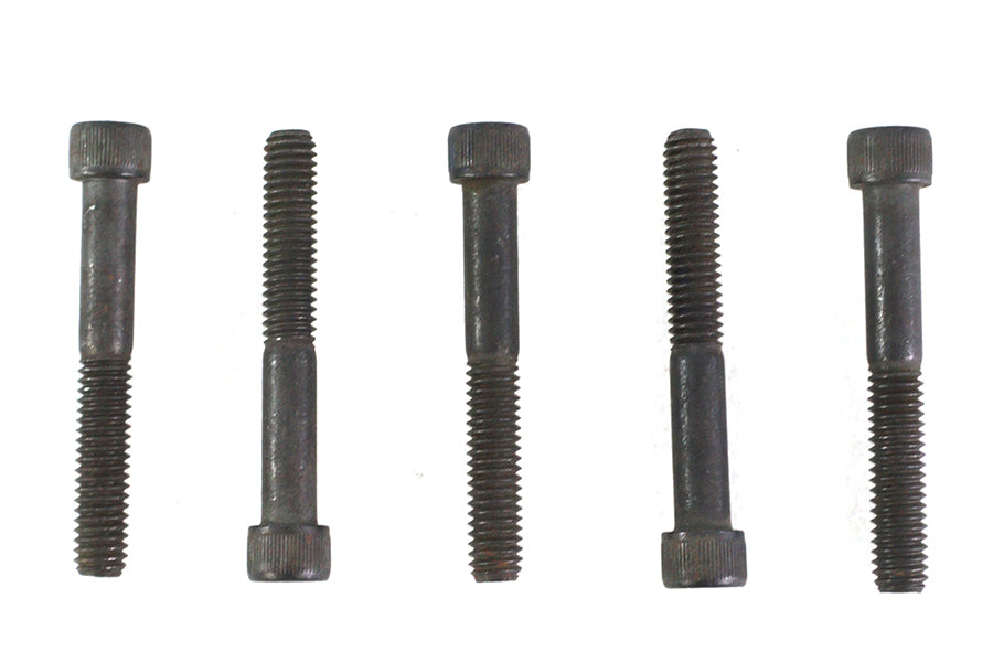V-Twin 5/16-18 x 2-1/2 inch Allen Socket Cap Screw Black (Pack of 5)