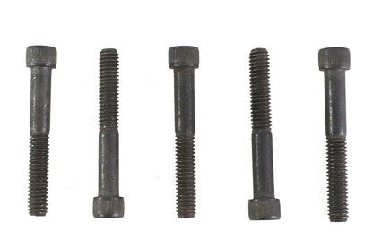 V-Twin 5/16-18 x 2-1/2 inch Allen Socket Cap Screw Black (Pack of 5)