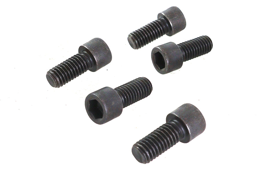 V-Twin 7/16 inch-14 x 1 inch Allen Socket Cap Screw Black (Pack of 5)