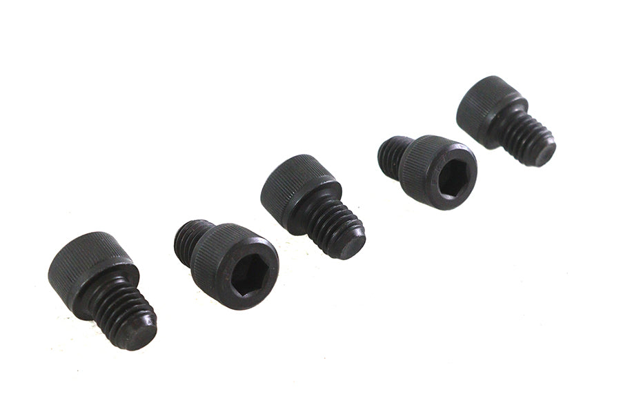 V-Twin 1/2 inch-13 x 5/8 inch Allen Socket Cap Screw Black, Pack of 5
