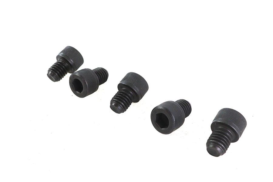 V-Twin 1/2 inch-13 x 5/8 inch Allen Socket Cap Screw Black, Pack of 5